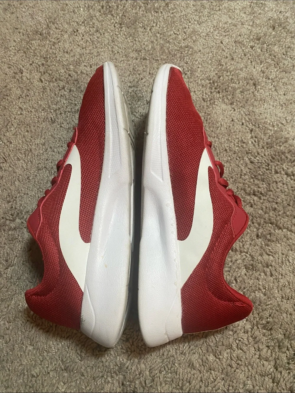 Athletic Works Red Running Sneakers with White Accent men’s 9